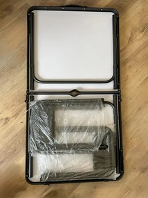 Czarny turystyczny zestaw mebli ogrodowych A9-E76