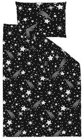 PrzytulneMieszkanie.pl PrzytulneMieszkanie.pl Bawełniana pościel NIGHT SKY czarna