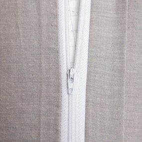 Komplet pościeli bawełnianej GOSSY jednokolorowa szara 160x200 + 2*70x80 cm HOMLA