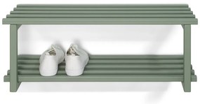 Szarozielona metalowa wisząca szafka na buty 71x26x34 cm Marco – Spinder Design