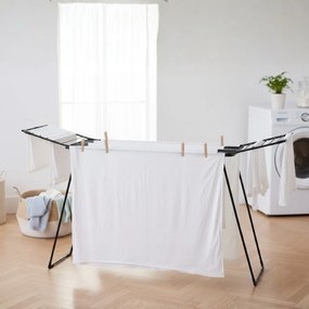 Teleskopowa suszarka na pranie z rozkładanymi ramionami, 200-260 cm, SVARTO