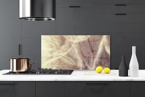 Szkło do Kuchni na Ścianę Złocisty Mniszek w Polu