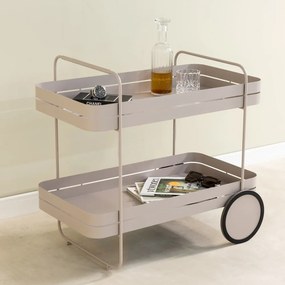 Metalowy barek na kółkach 74x42 cm Gin &amp; Trolley – Spinder Design