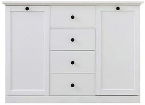 Duża biała komoda skandynawska - Esperox 4X