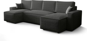 BEDANTE Narożnik AMBRO U Poso 60 z funkcją spania i pojemnikiem, kształt U, rozkładana sofa