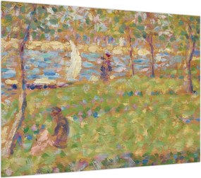 Obraz na szkle - Georges Seurat, Study for "La Grande Jatte", reprodukcje (70x50 cm)