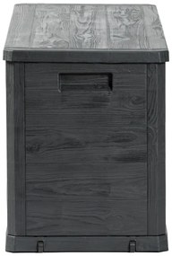 Antracytowa skrzynia ogrodowa Woodys – Toomax