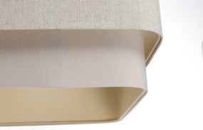 Lampa wisząca KWADRO DUO 002 51x47cm kremowa BPS KONCEPT