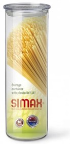Simax 5132 szklany pojemnik z plastikową pokrywką,1,8 l