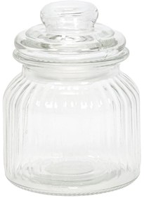 Prążkowany słoik ze szczelną pokrywką, 500 ml