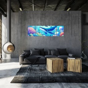 Obraz – Podwodny świat (170x50 cm)