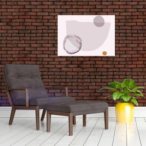 Obraz - Fioletowy minimalizm N⁰2 (70x50 cm)
