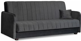 Popielata sofa rozkładana Z5-C40