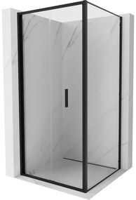 Mexen Exo kabina prysznicowa składana 75 x 75 cm, transparent, czarna - 816-075-075-70-00