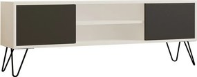 Stolik pod telewizor Hare White and Anthracite