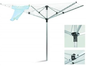 Brilanz Suszarka do ubrań na zewnątrz, 4 ramiona,50 m