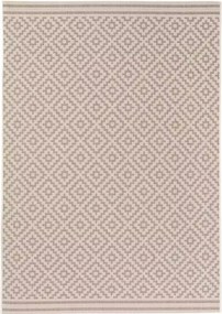 Jasny dywan do ogrodu w geometrycznym wzorze Metro