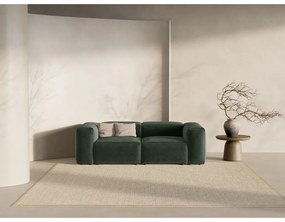 Zielona sofa 224 cm Bergano – Cosmopolitan Design