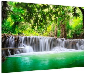 Obraz wodospadu w Kanchanaburi, Tajlandia (70x50 cm)
