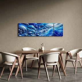 Obraz – Ryby w falach (170x50 cm)