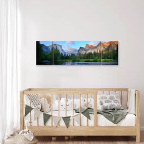 Obraz dzikiego górskiego krajobrazu (170x50 cm)