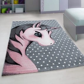 Dywan dziecięcy Kids Jednorożec różowy 200 cm x 290 cm