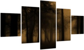 Obraz - Ciemny las (125x70 cm)