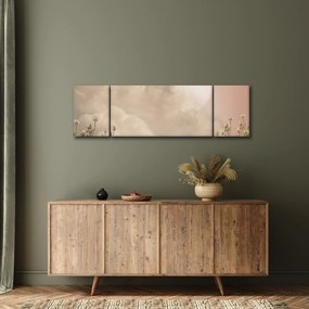 Obraz - Różowa pełnia księżyca (170x50 cm)