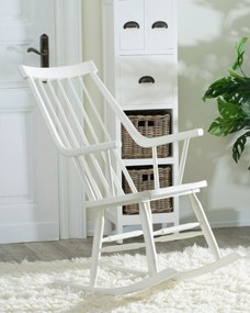 Fotel bujany Henry white