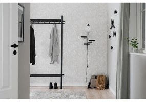Czarny zestaw do przedpokoju z litego drewna dębowego Milford – Rowico