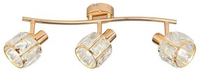 Lampa sufitowa złote szklane klosze B1-B23