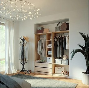 Szafa sonoma 180x50x200 elmo