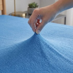 4Home prześcieradło frotte Perfect niebieski, 180 x 200 cm