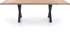 Rozkładany stół Xavier z blatem w okleinie naturalnej
