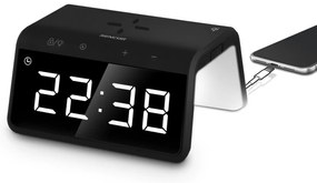 Sencor SDC 7900 Qi zegar z ładowarką, czarny