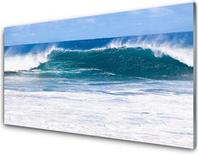 Panel Szklany Dynamika Morskiej Fali