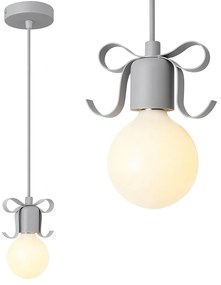 Lampa sufitowa wisząca APP188-1CP NARNI szara