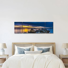 Obraz - Chmury nad wodą (170x50 cm)