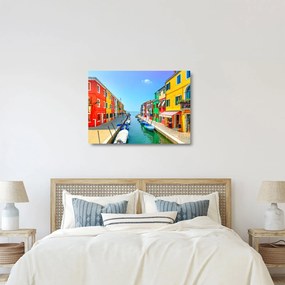 Obraz na szkle - Wyspa Burano, Wenecja, Włochy (70x50 cm)