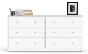 Biała komoda Tvilum May, 143 x 68 cm