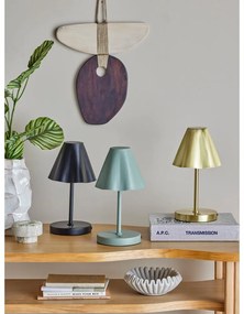 Lampa stołowa LED w kolorze mosiądzu z metalowym kloszem (wysokość 28 cm) Lianna – Bloomingville
