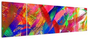 Obraz - Kolorowa abstrakcja (170x50 cm)