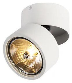 Nowoczesny reflektor biały okrągły regulowany - Go Nine