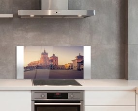 Panel Szklany Poranek przy Bazylice w Krakowie