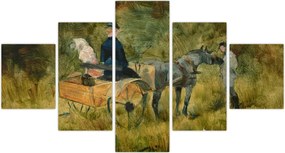 Obraz - Henri de Toulouse-Lautrec, The Trap, reprodukcje (125x70 cm)