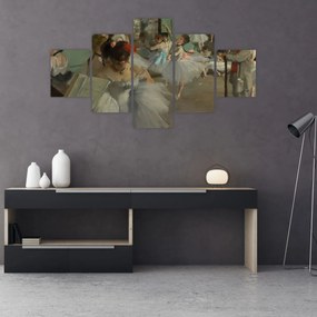 Obraz - Edgar Degas, The Dance Class, reprodukcje (125x70 cm)