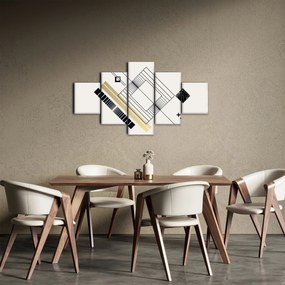 Obraz - Kształty geometryczne N⁰6 (125x70 cm)