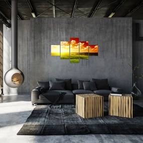 Obraz letniej łąki (125x70 cm)
