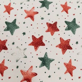 PrzytulneMieszkanie.pl Prześcieradło z mikrofibry COLORFUL STARS kolorowe 180x200 cm