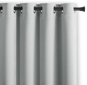 Jasnoszara zasłona zaciemniająca 140x270 cm Eyelets – Restilo